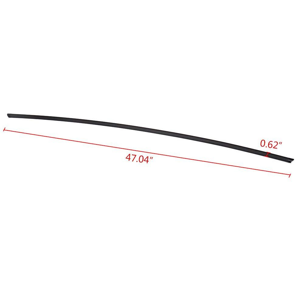 Front Upper Windshield Moulding Seal  Compatible With Bmw E90 3-Series 325I 325Xi 328I 328I 328Xi 335D 335I 335Xi M3 Sedan Wagon  Black