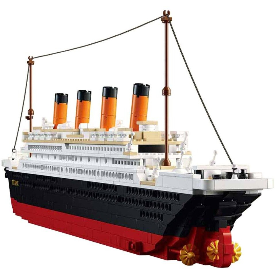 Susengo Building Bricks For Titanic 1021 Pieces Block Model Kit