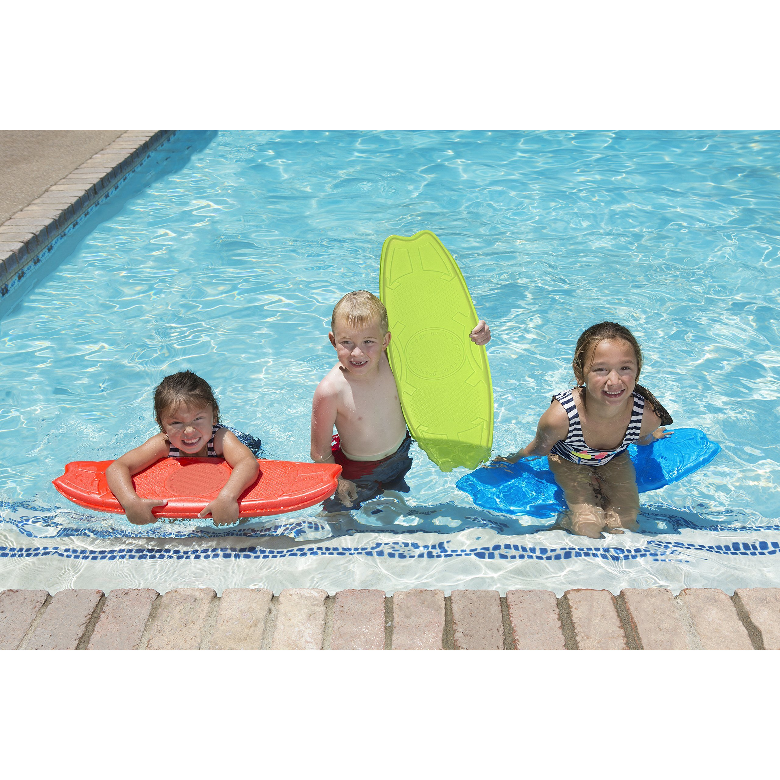 Poolmaster Swimming Pool Underwater Surf  Board And Kickboard Pool Toy  Red