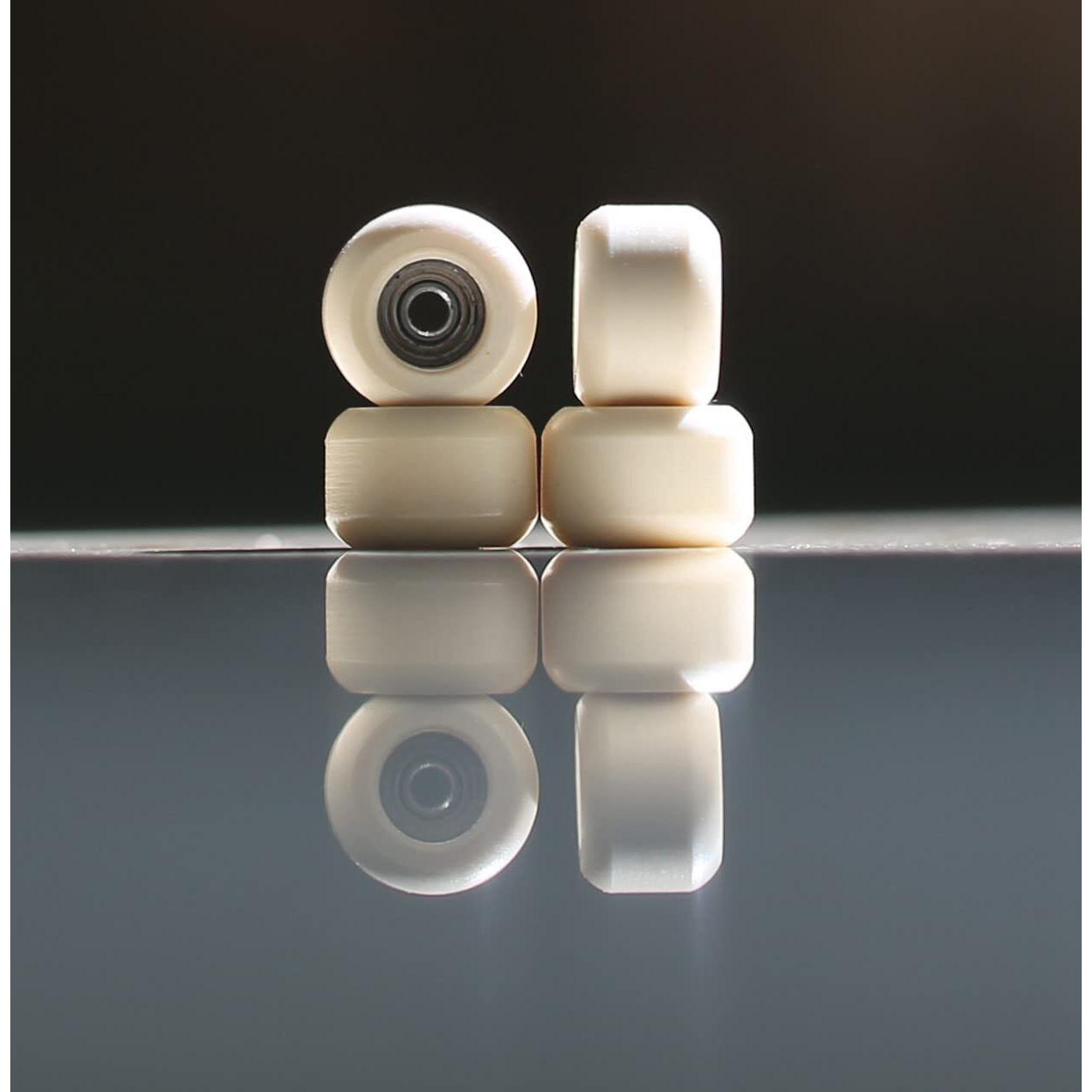 Noahwood Fingerboards Pro Handmade Wheels No Logo (No Cnc) (Beige Ii)