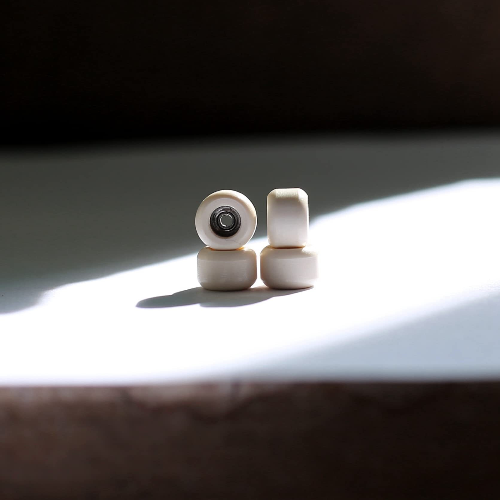 Noahwood Fingerboards Pro Handmade Wheels No Logo (No Cnc) (Beige Ii)