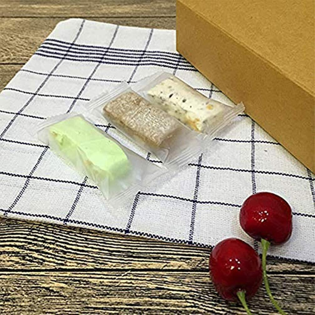 400 Pcs Candy Packaging  Nougat Candy Wrappers Candy Wrappers For Caramels Nougat Wrappers Nougat Wrapper Transparent Packaging Bags