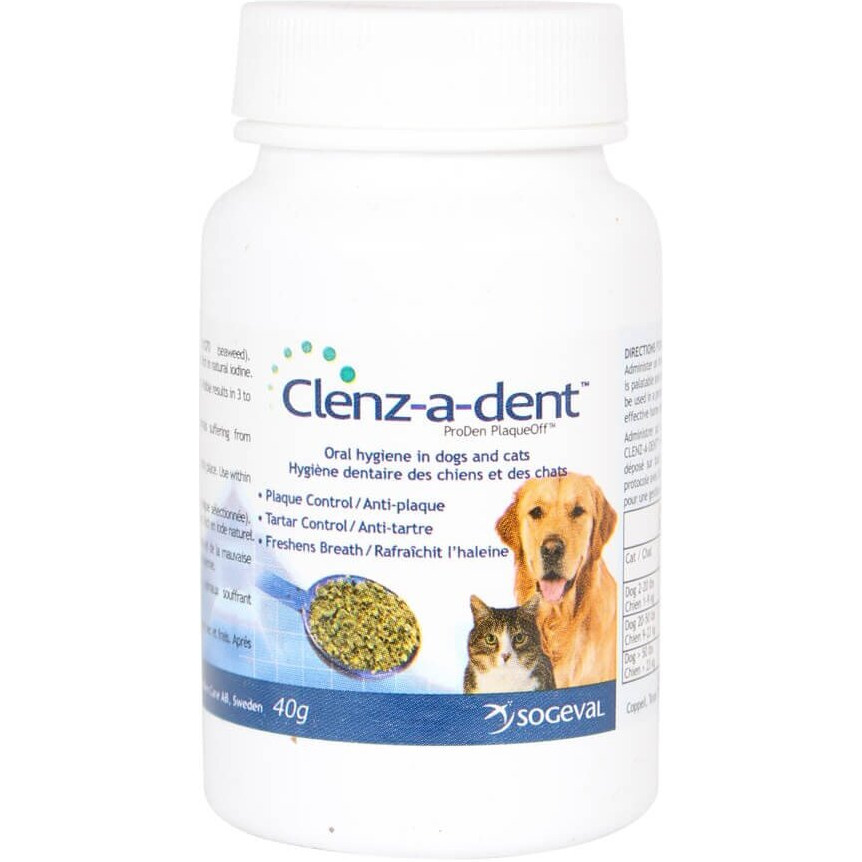 Sogeval Cle06800 Clenz-A-Dent Plaque Off Food Additive  40 G