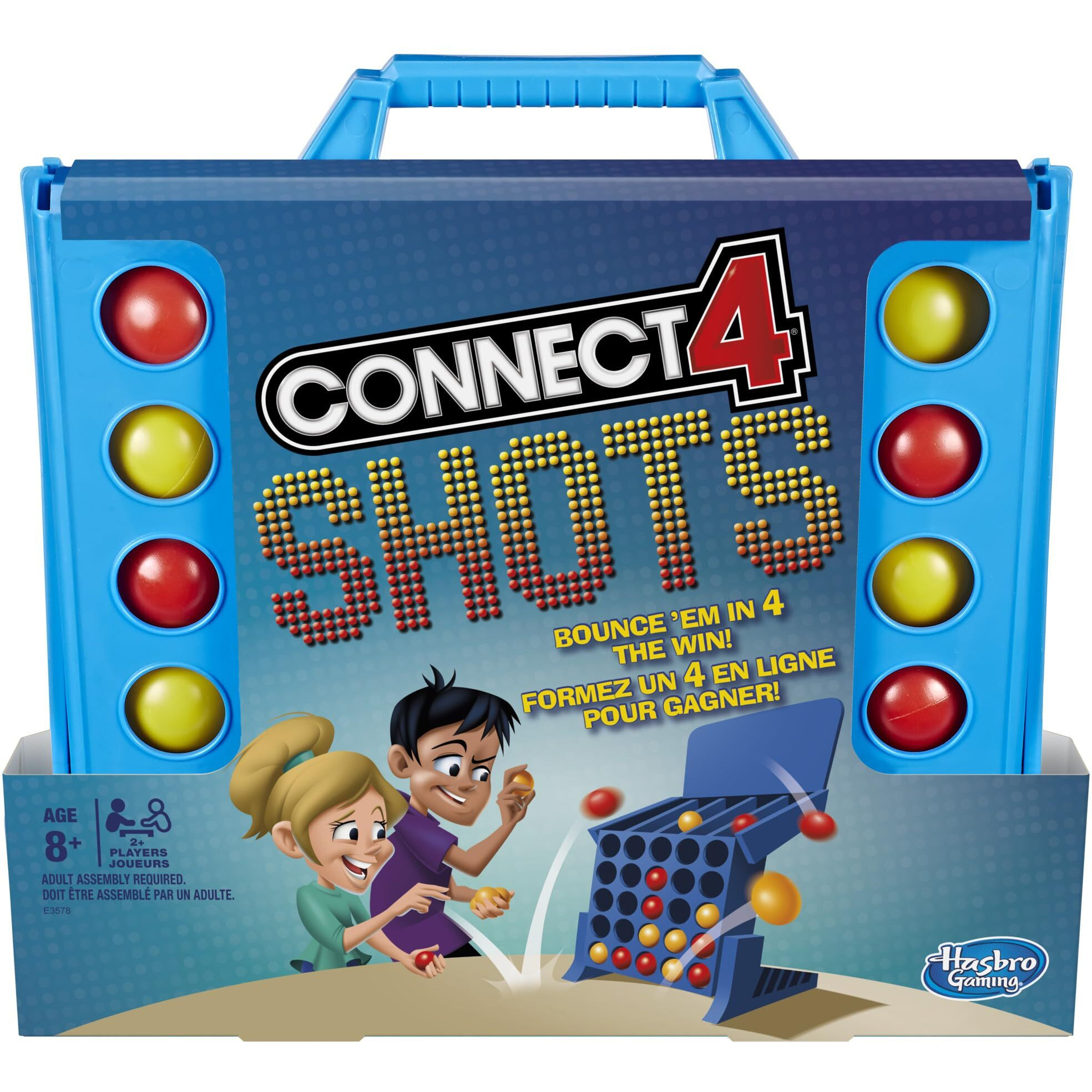 Hasbro Gaming Connect 4 Shots Board Game Activity For Kids Ages 8+  Active Games For Kids  Family Games For 2 Players  Kids Games  Kids Gifts