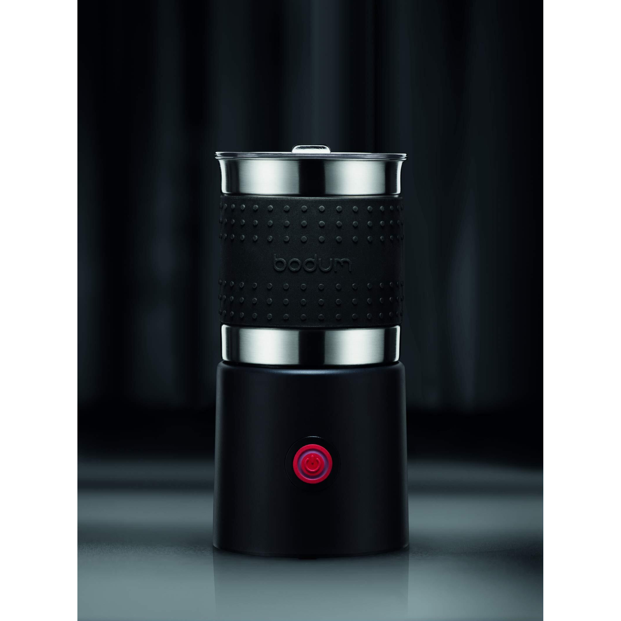 Bistro 13.5Oz Bistro Barista Electric Milk Frother  Automatic Temperature Control  Boil-Dry Protection  Black