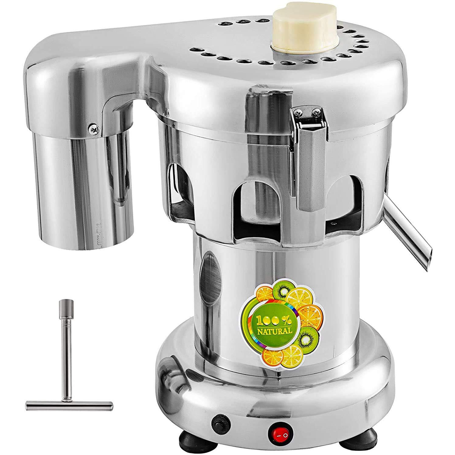Vbenlem Commercial Juice Extractor Heavy Duty Juicer Aluminum Casting And Stainless Steel Constructed Centrifugal Juice Extractor Juicing Both Fruit And Vegetable