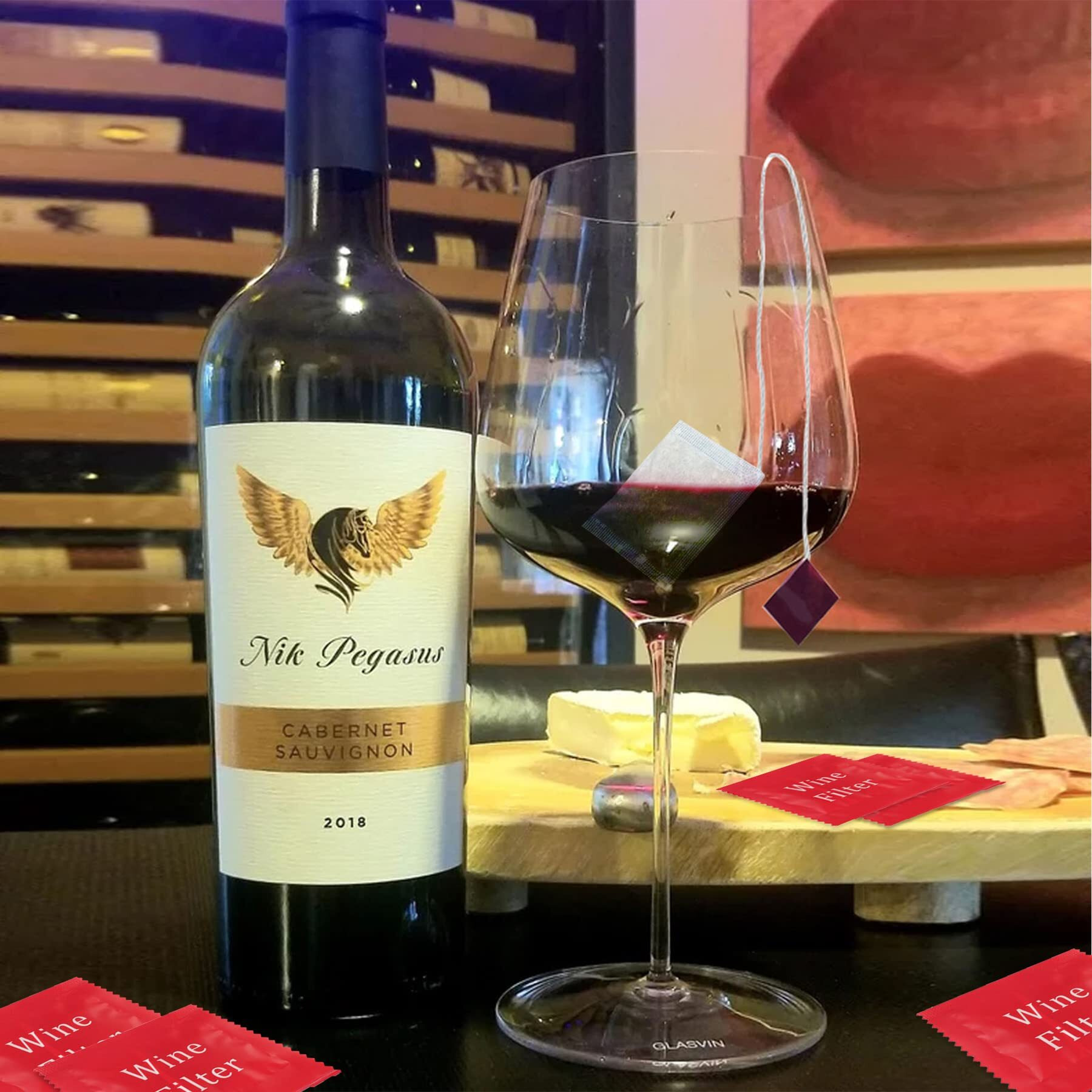 V7T7V7 Wine Sulfite Filter To Remove Sulfite And Histamine  Eliminate Headaches  Reduce Wine Allergies(12 Pack)