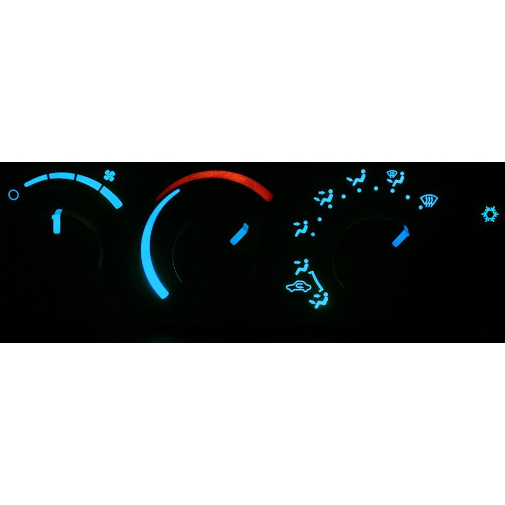 Hercoo Led Lights Bulbs Kit Of Ac Climate Heater Control Compatible With 2003-2008 Dodge Ram 1500 2500 3500 Aftermarket Replacement