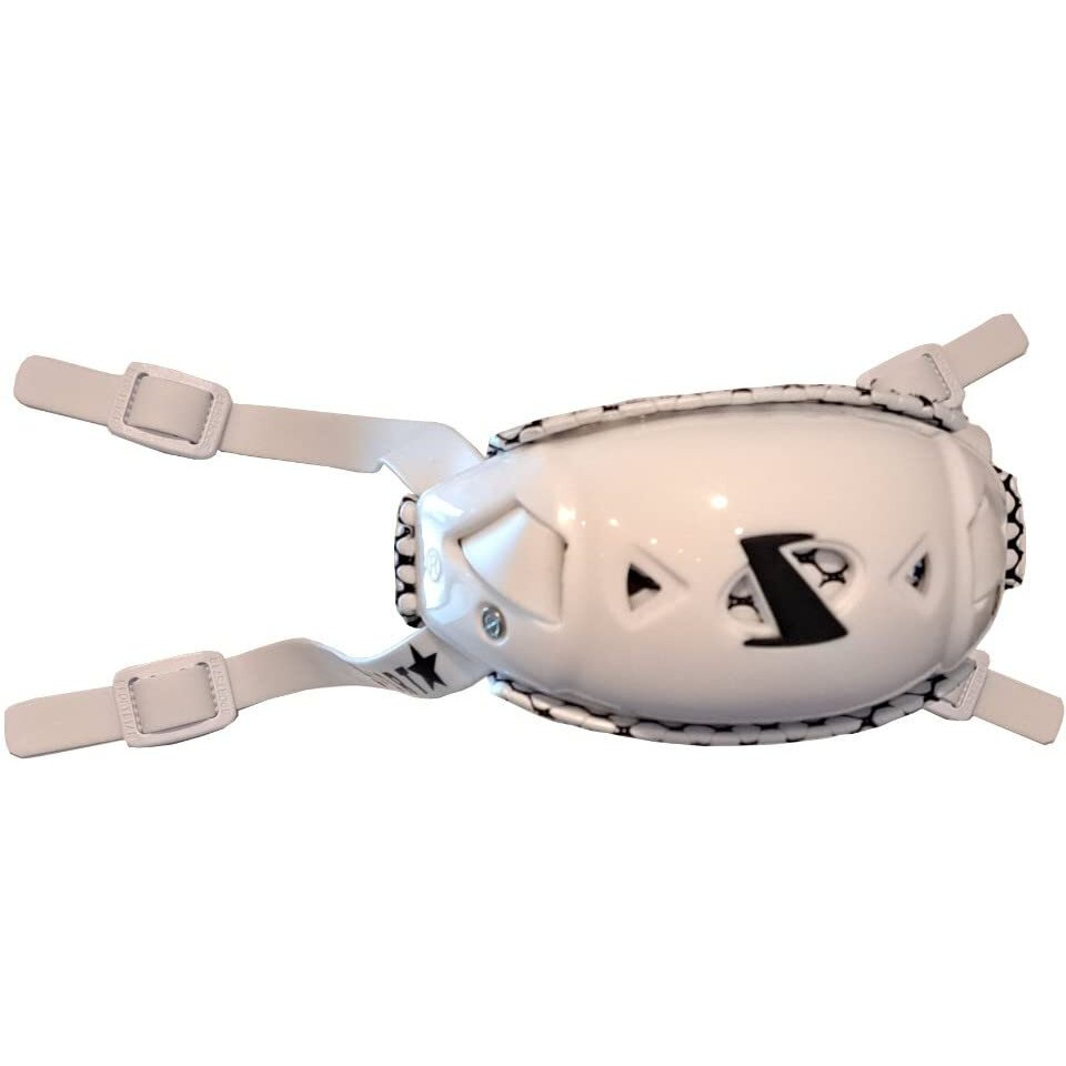 Sportstar Victory T-Rex Hurricane Gel Football Chinstrap (White  S/M)