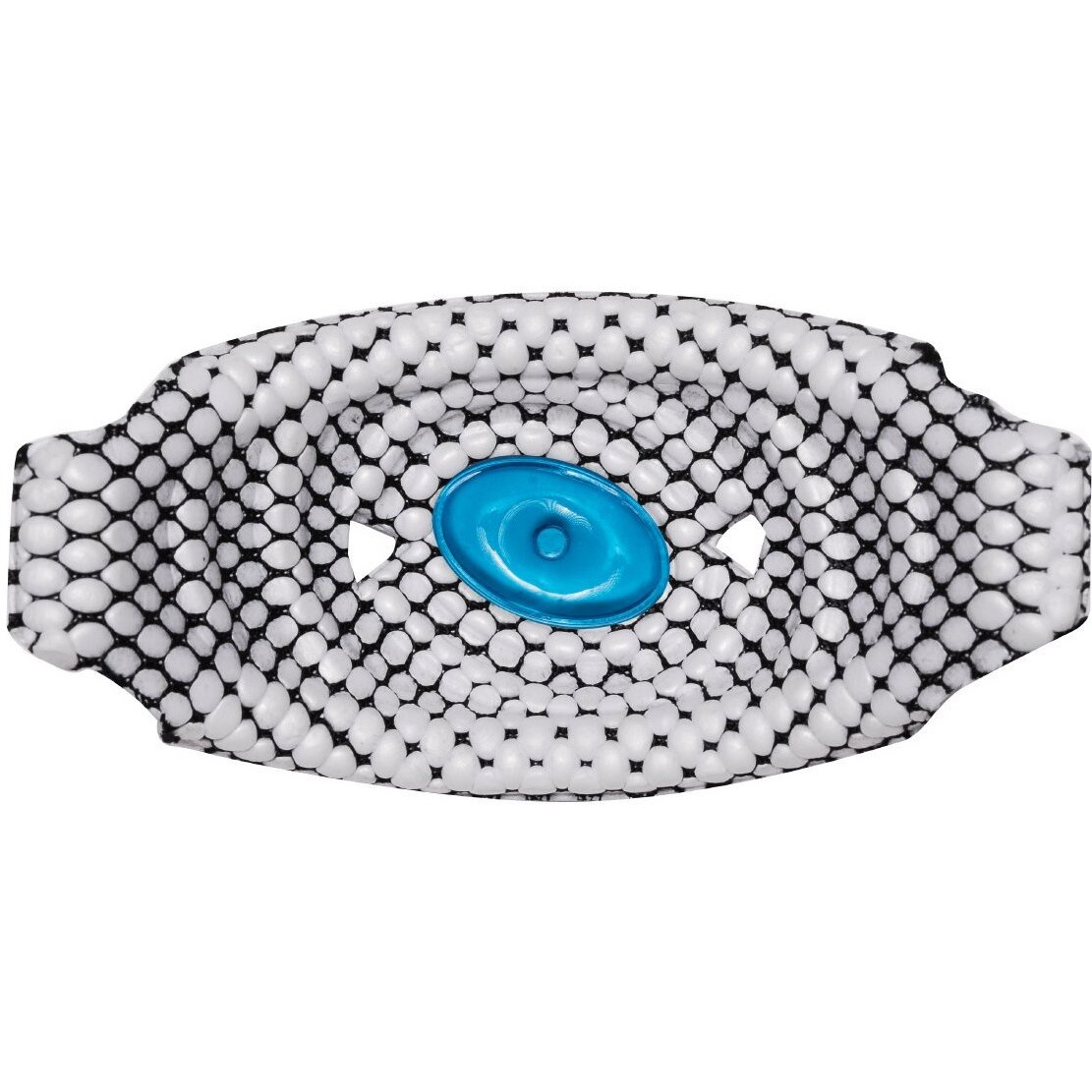 Sportstar Victory T-Rex Hurricane Gel Football Chinstrap (White  S/M)