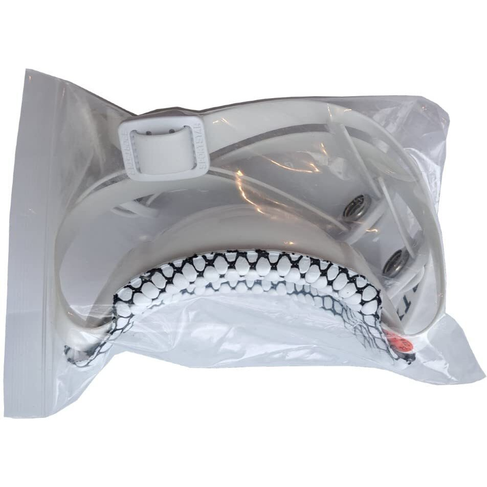 Sportstar Victory T-Rex Hurricane Gel Football Chinstrap (White  S/M)
