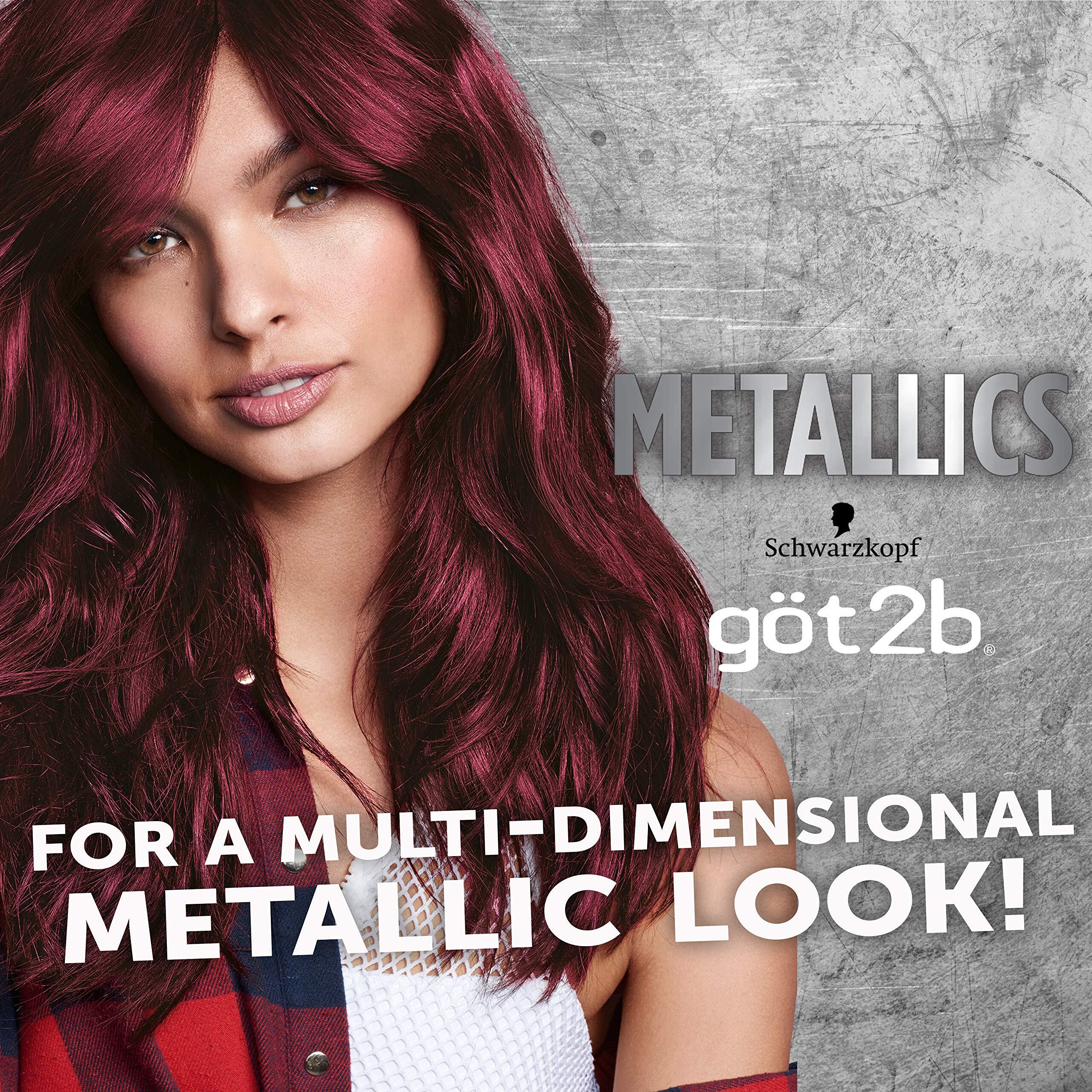 Schwarzkopf Got2B Metallics Permanent Hair Color  M68 Dark Ruby