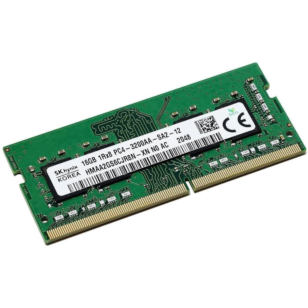 Mavark New Sk Hynix Hmaa2Gs6Cjr8N-Xn 16Gb Ddr4 3200 Pc4-3200Aa-Sa2-12 For Xps 9700 9500 X1 Carbon Extreme Gen 3 Alienware 51M R2 Asus Laptop (16Gb Ddr4 Pc4-3200Aa)