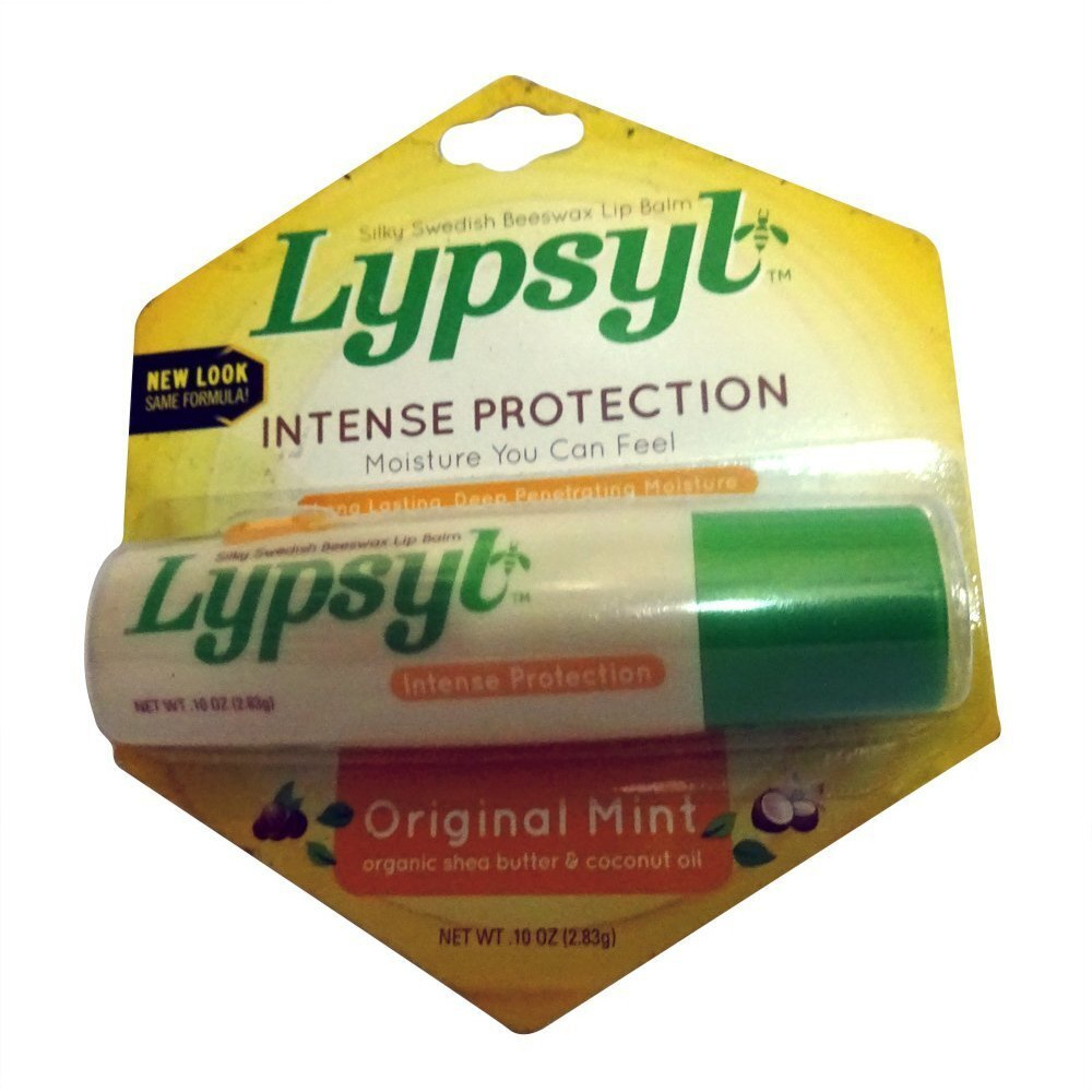 Lypsyl Intense Protection Original Mint  Lip Balm 0.10 Oz (Pack Of 3)