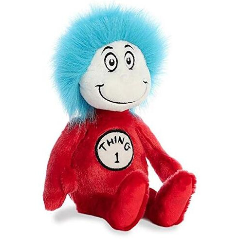 Aurora Plush Bundle Of 2  12"" Thing 1 & Thing 2  Multicolor