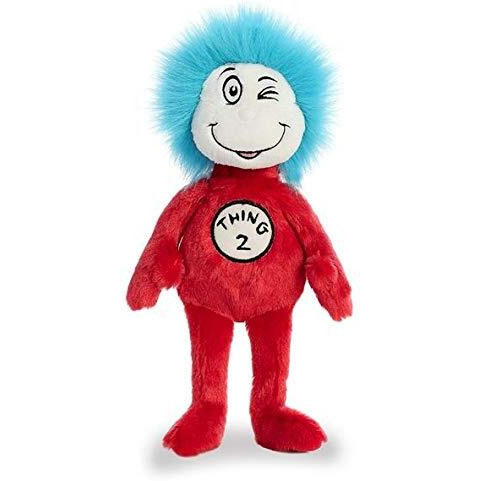 Aurora Plush Bundle Of 2  12"" Thing 1 & Thing 2  Multicolor