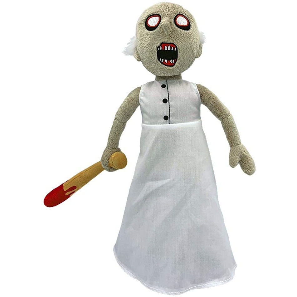 Granny Plush Beanie Toy Granny Horror Game Stuffed Plush Beanbag  7""