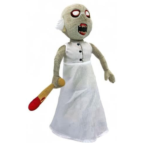 Granny Plush Beanie Toy Granny Horror Game Stuffed Plush Beanbag  7""