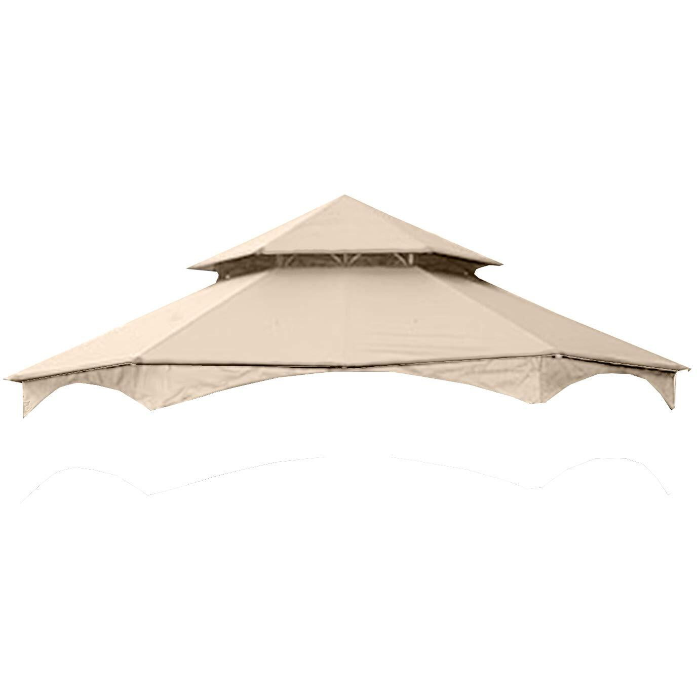 Garden Winds Replacement Canopy For The Southbay Hexagon Gazebo - Standard 350 - Beige - Will Only Fit Manufacturers Models L-Gz793Pst-A  A111005500