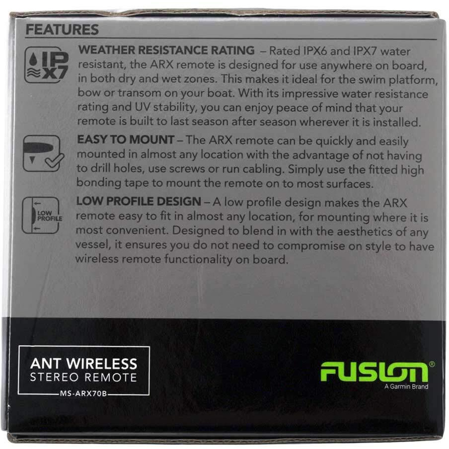Fusion Ms-Arx70B Ant Wireless Remote  Black  A Garmin Brand