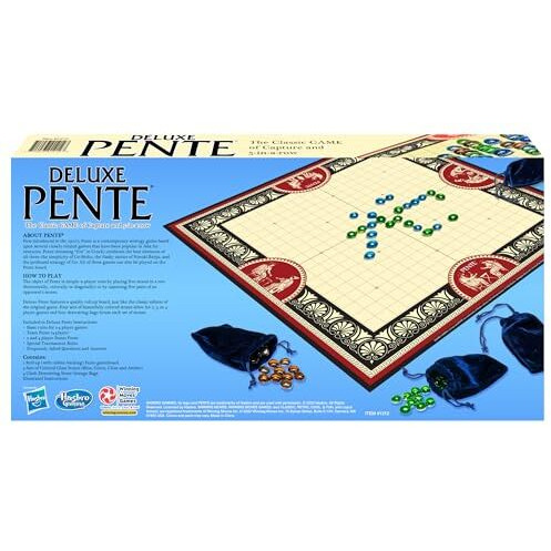 Deluxe Pente  By Winning Moves Games Usa  Family Strategy Game Of Capture Stones For 2 To 4 Players  Ages 8+