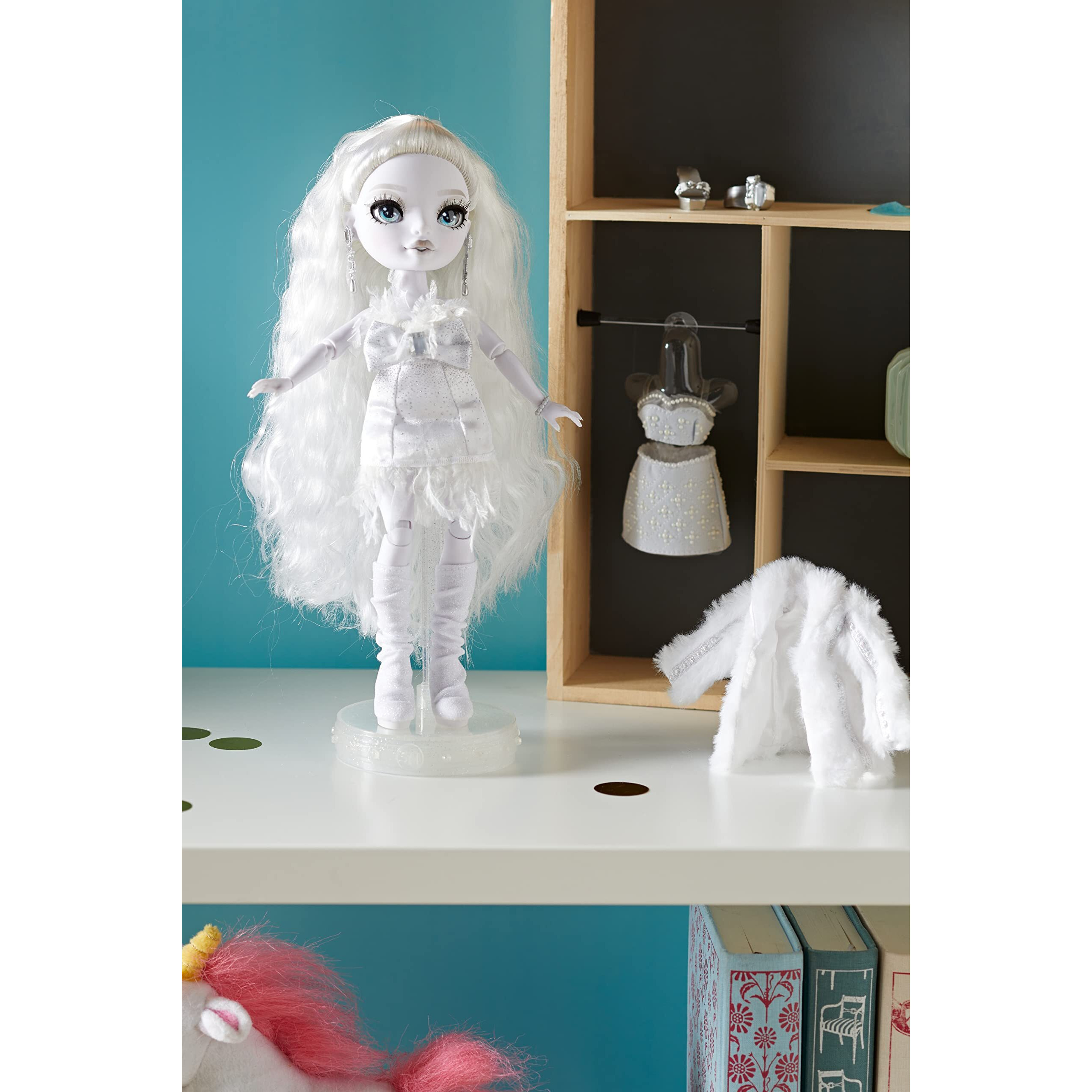 Rainbow High Natasha Zima Grayscale Fashion Doll With 2 Outfits & Accessories  Gift For Kids 6-12