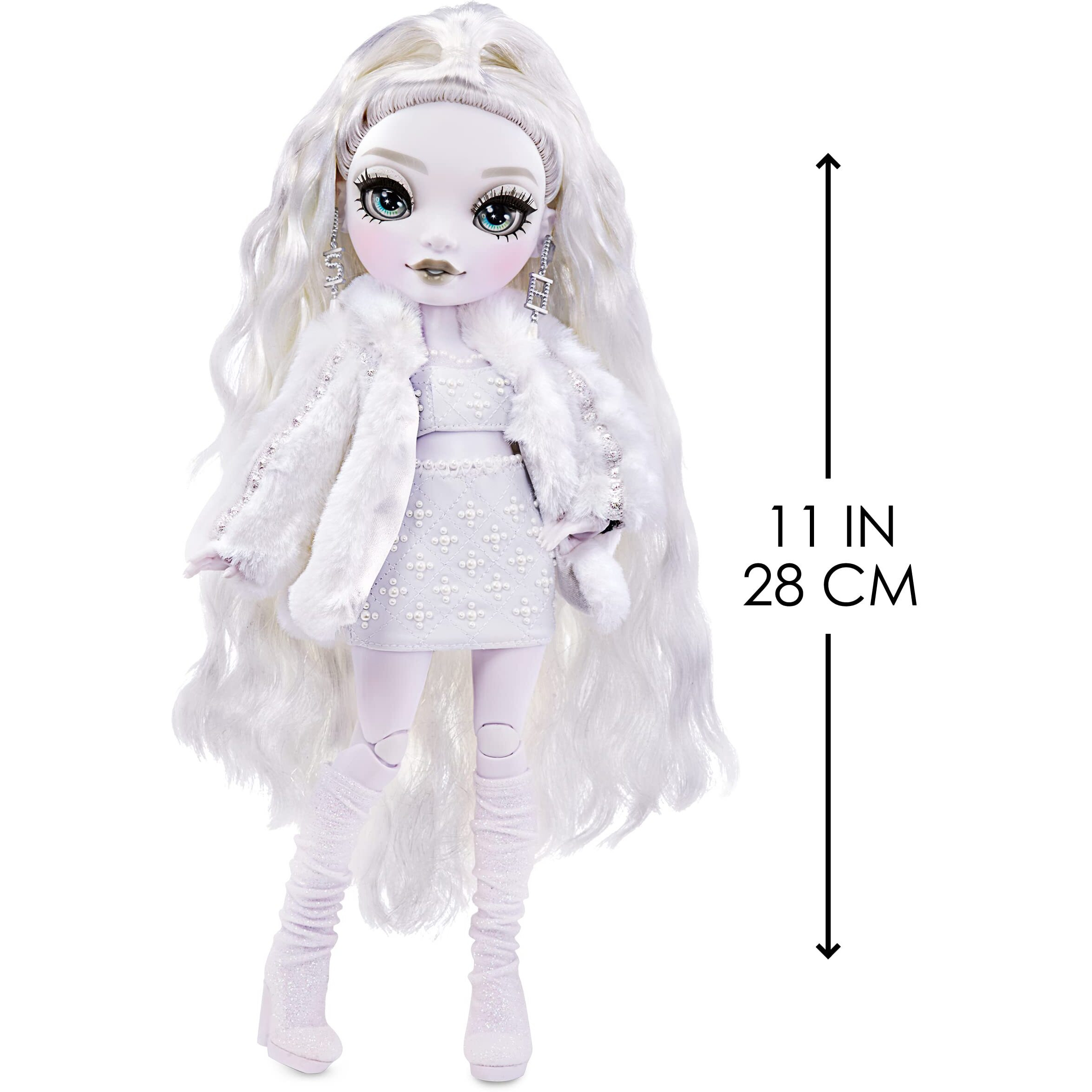 Rainbow High Natasha Zima Grayscale Fashion Doll With 2 Outfits & Accessories  Gift For Kids 6-12