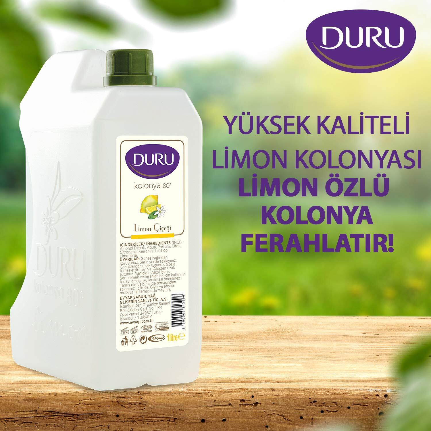Duru Duru Duru Cologne - Lemon 900Ml Plastic Bottle