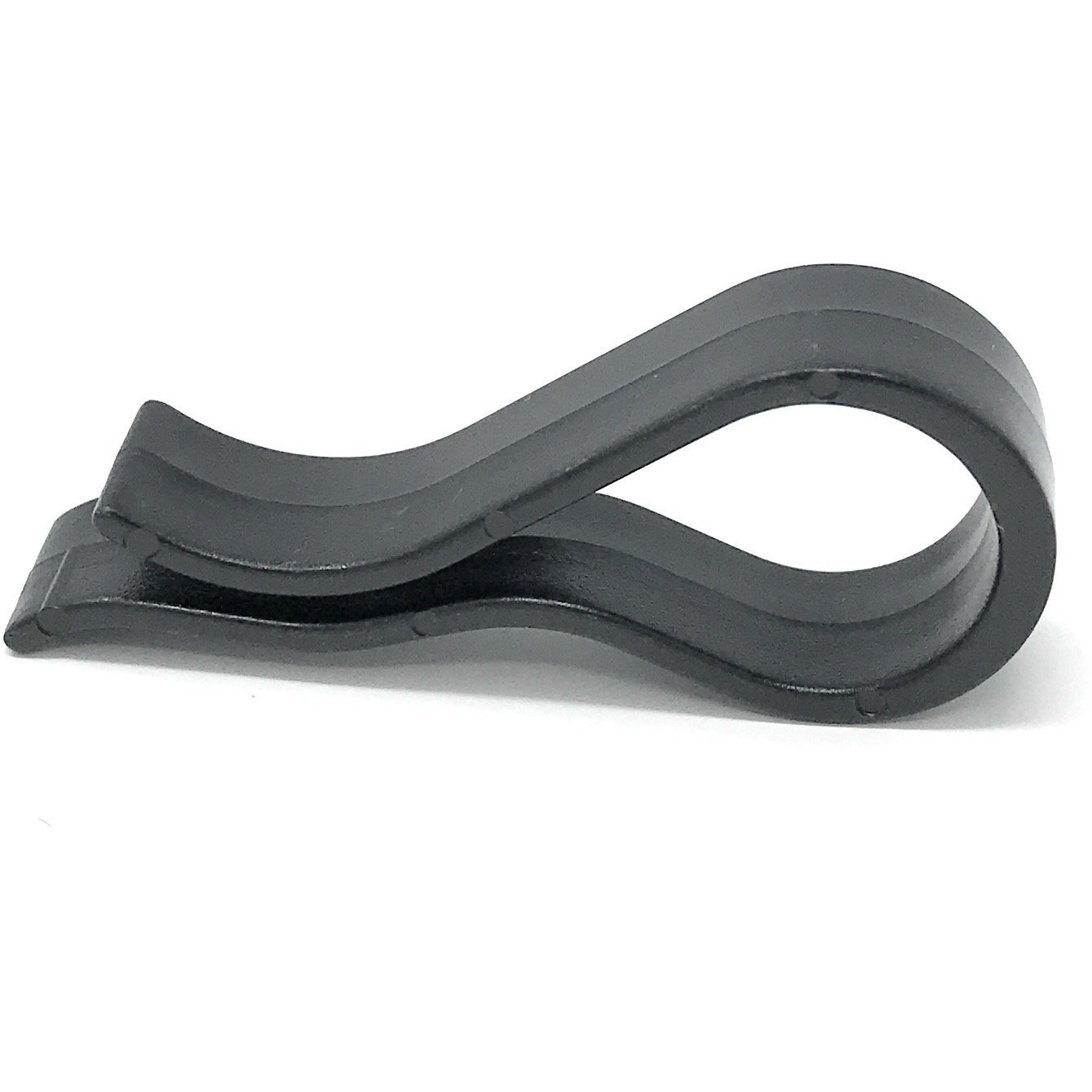 Niftyplaza Strut Clip - Grid Towels Scarf Hanger Pant Plastic Jet Clips Garment Shirt Coat Sweater Trousers Secured Gripper Dress Pack (100 Black)