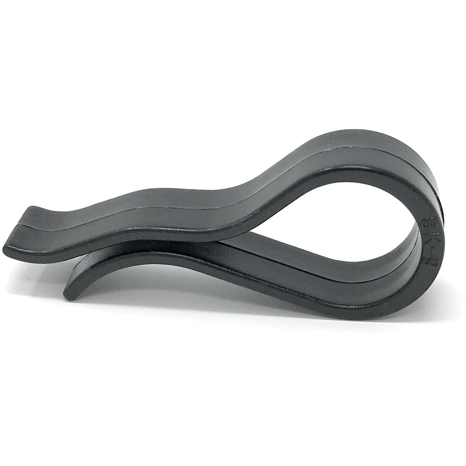 Niftyplaza Strut Clip - Grid Towels Scarf Hanger Pant Plastic Jet Clips Garment Shirt Coat Sweater Trousers Secured Gripper Dress Pack (100 Black)