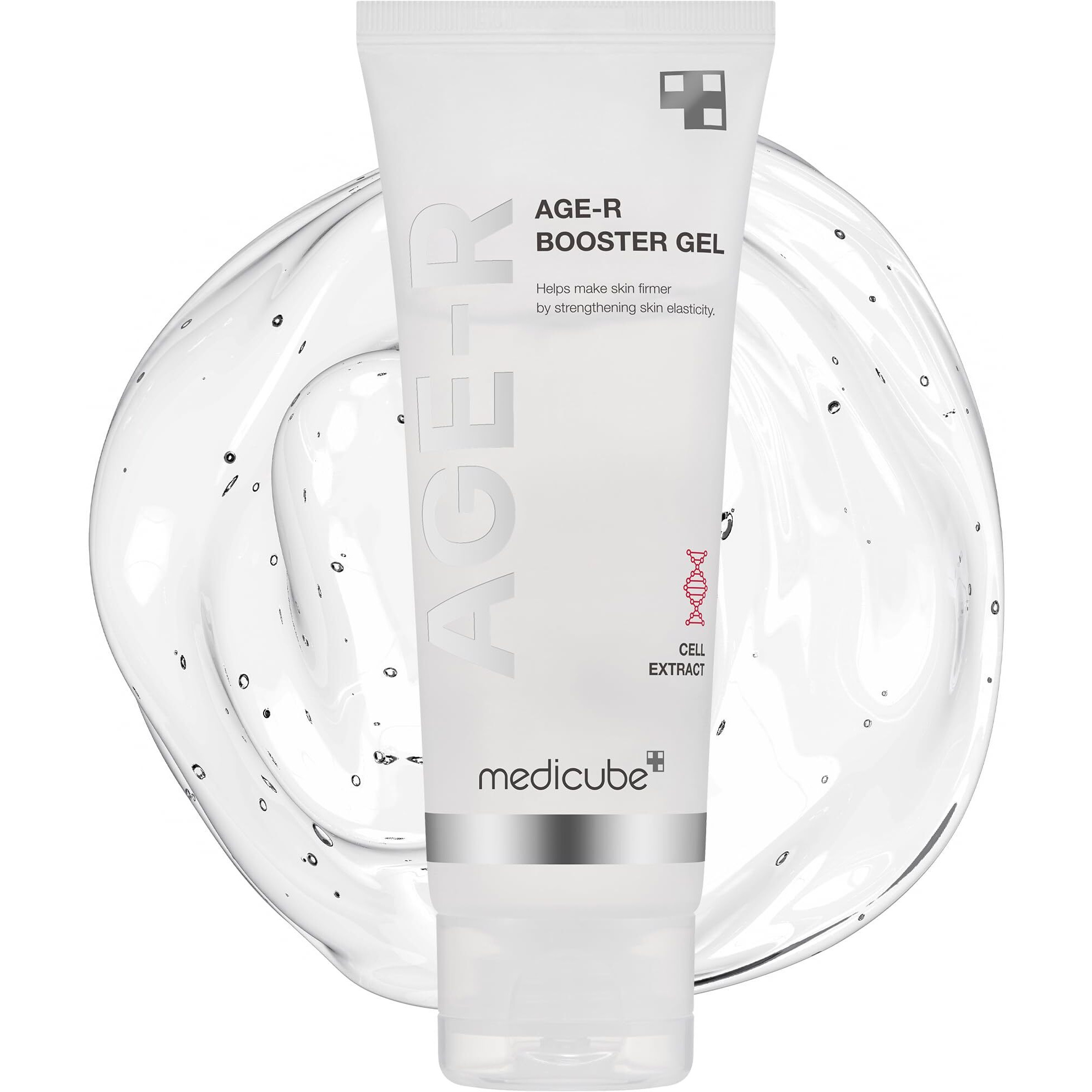 Medicube Age-R Booster Gel Serum For Skin Care Devices - Moisturizing And Nourishing Facial Serum With Plant Stem Cell Extract  Hyaluronic Acid  Collagen - Hypoallergenic Korean Skin Care