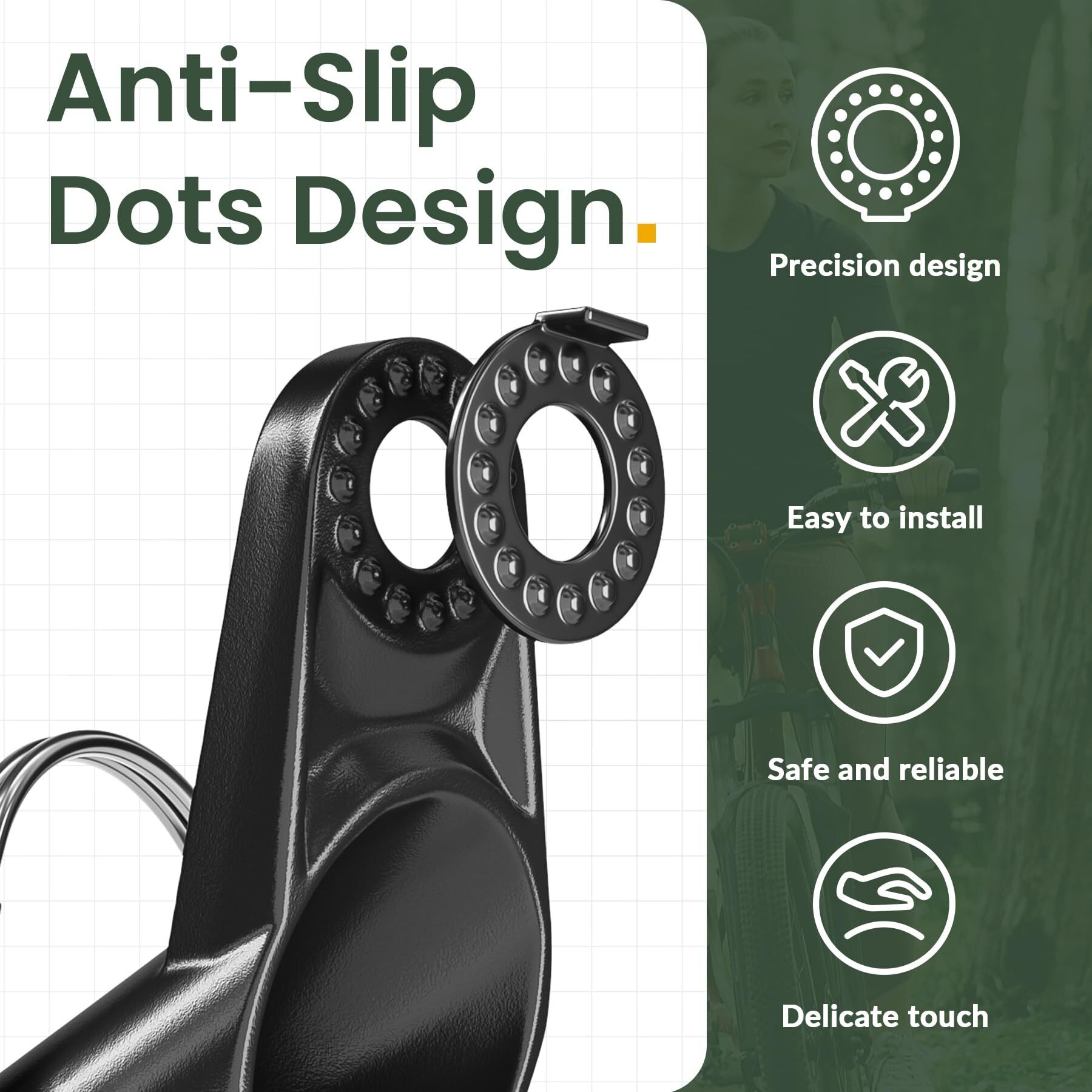 Titanker Upgraded Bike Trailer Hitch For Schwinn  Bike Trailer Coupler Bike Trailer Attachment For Instep  Bike Trailer Adapter For Cargo Trailer (1 Pc-Black)