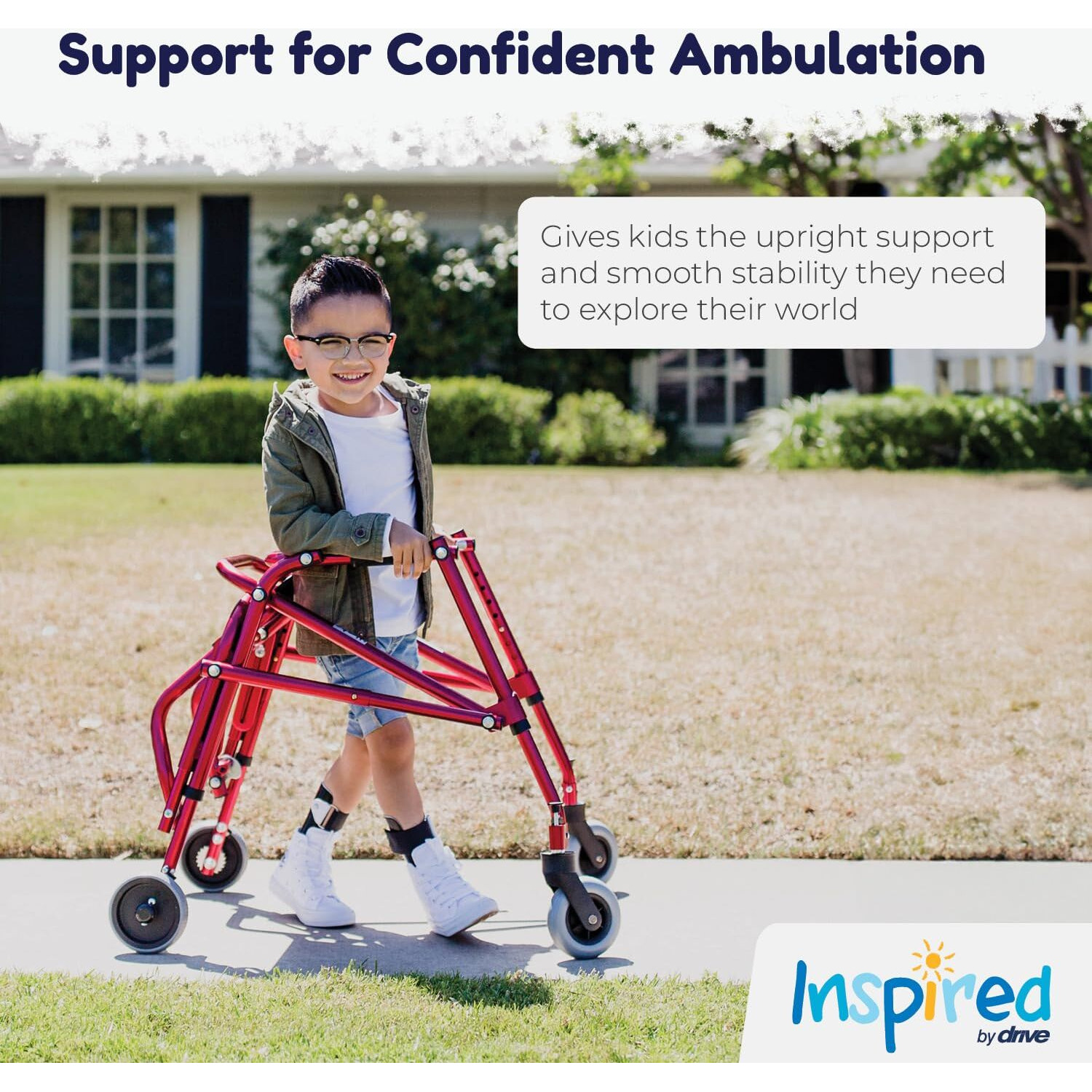 Drive Medical Ka2200-2Gwp Nimbo Posterior Walker  Wizard Purple  Small