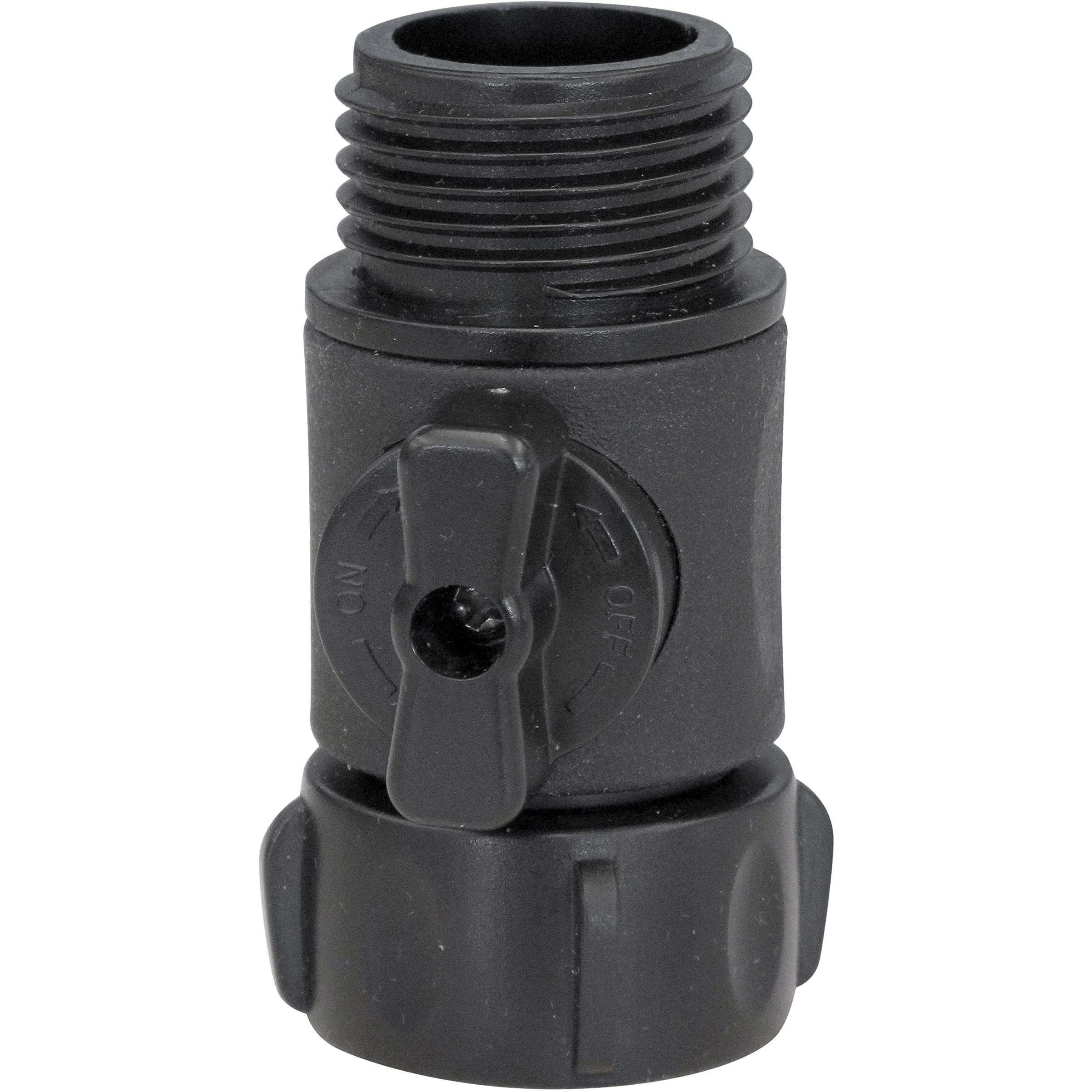 Fimco 7771873 (Oem No. 5143419) Single Shut-Off Valve For Lawn & Garden Sprayers With Manifolds  3/4"" Orifice Size  Black Nylon