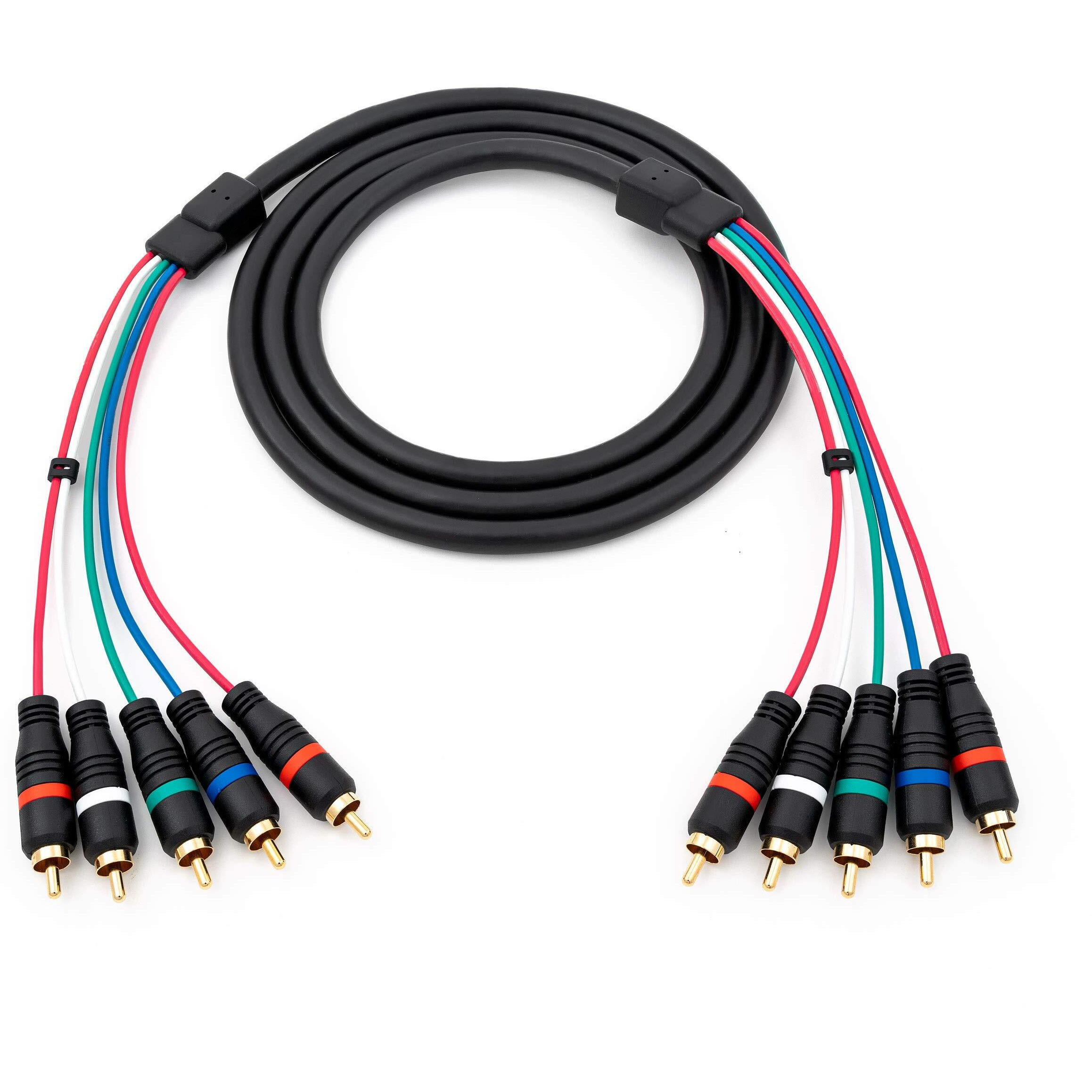 Hd Retrovision Ypbpr Component Video Male-To-Male Rca Cable (6 Feet)