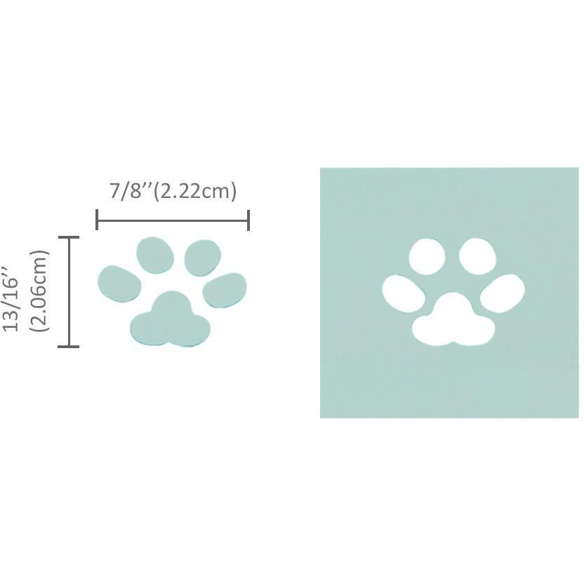 Bira Craft 1 Inch Paw Lever Action Craft Punch  For Paper Crafting Scrapbooking