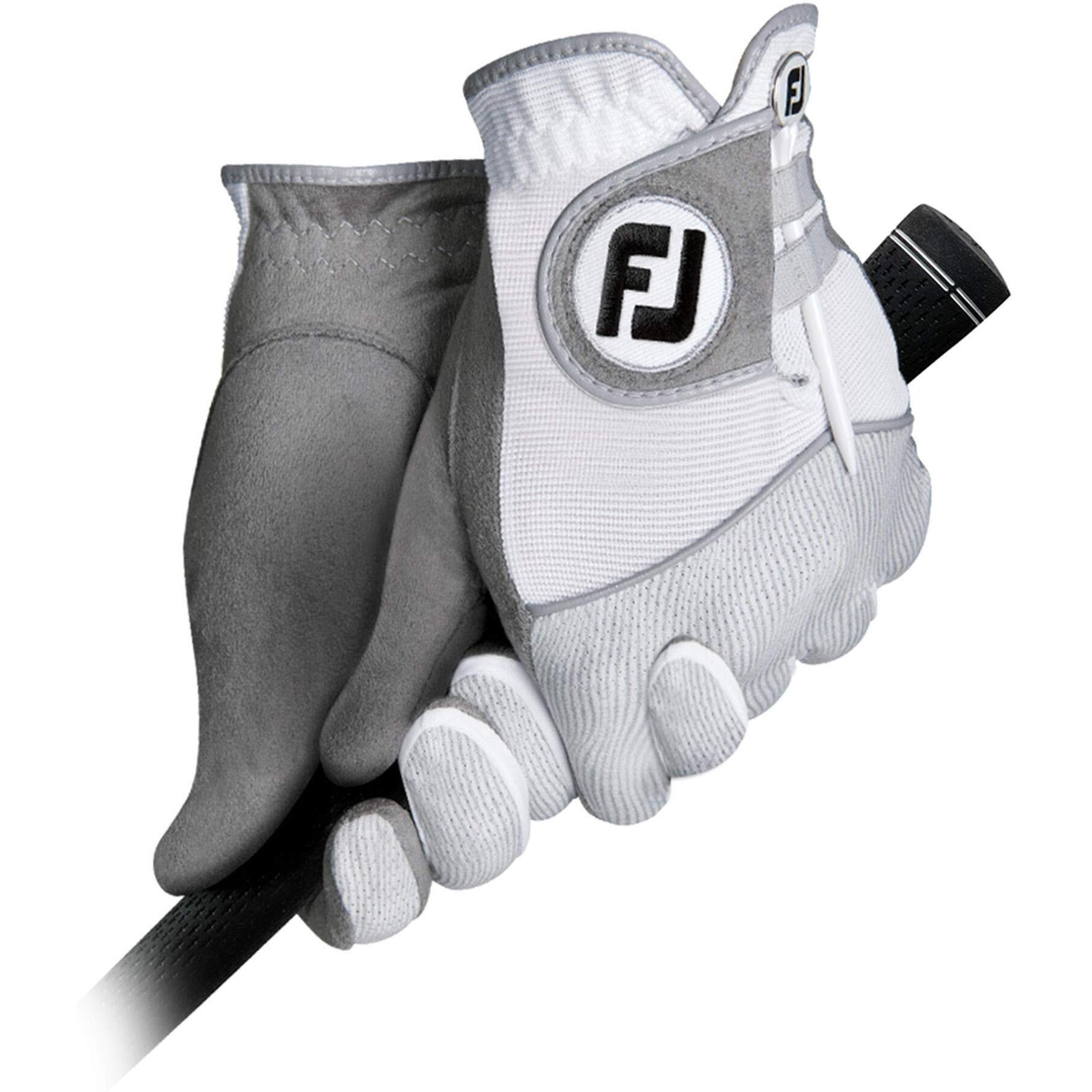 Footjoy Men's Raingrip Pair Prior Generation Golf Glove White Medium  Pair