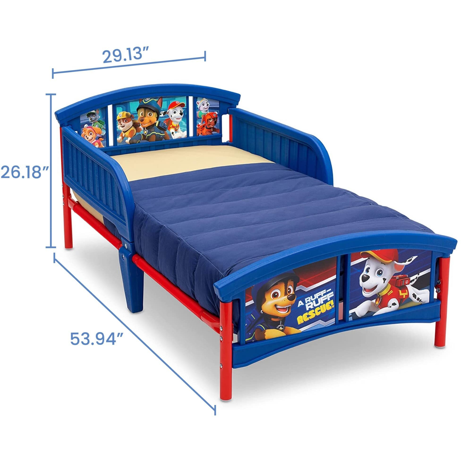 Delta Children Plastic Toddler Bed  Nick Jr. Paw Patrol