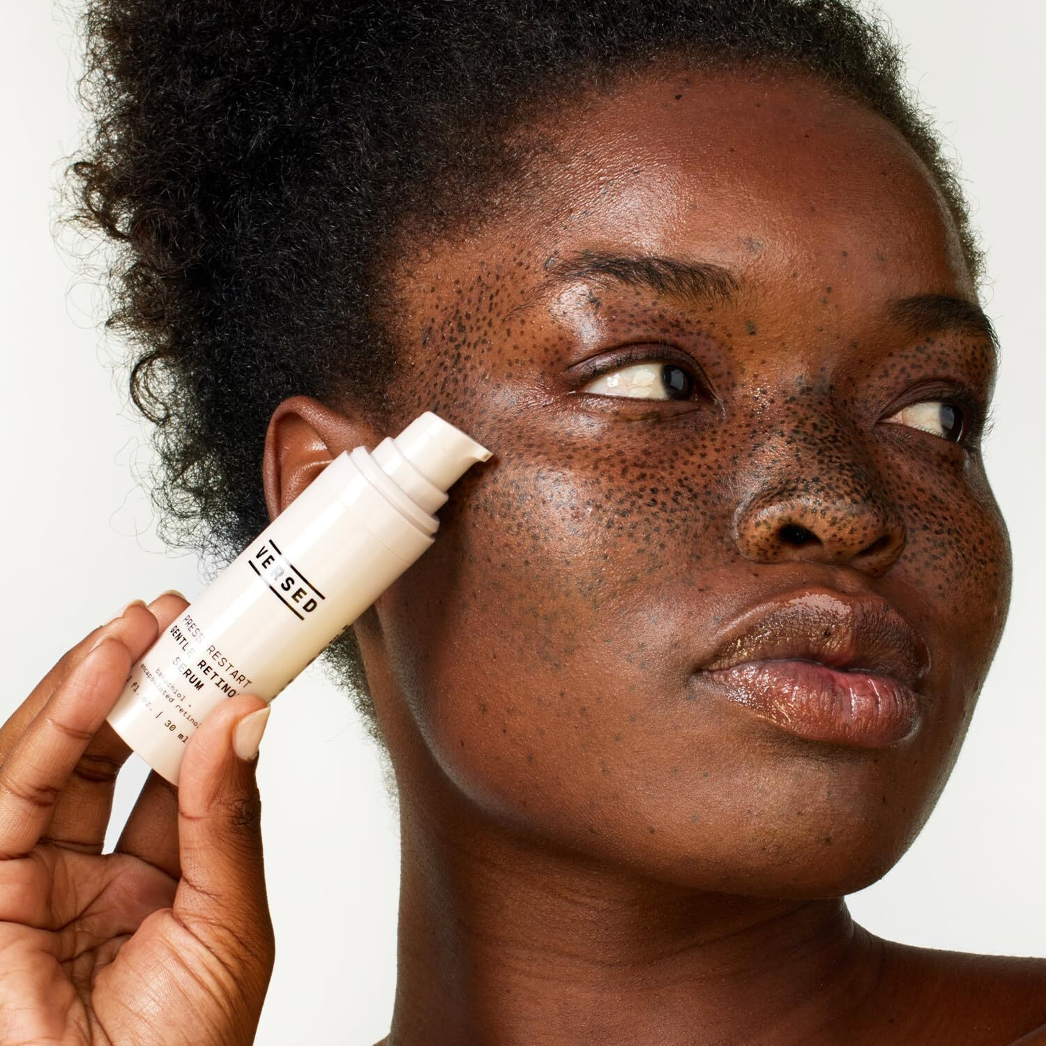 Versed Press Restart Gentle Retinol Serum - Bakuchiol Retinol Alternative Anti Aging Serum For Even Skin Tone  Fine Lines And Wrinkles - Gentle Retinol Night Cream For Sensitive Skin - Vegan (1 Fl Oz)