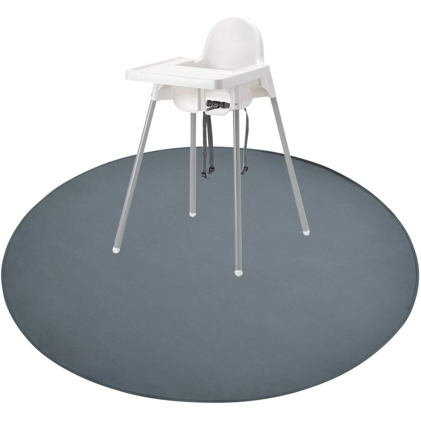 Splat Mat For Under High Chair/Arts/Crafts  Womumon Baby Washable Spill Mat Waterproof Anti-Slip Floor Protector Splash Mat  Messy Mat And Table Cloth