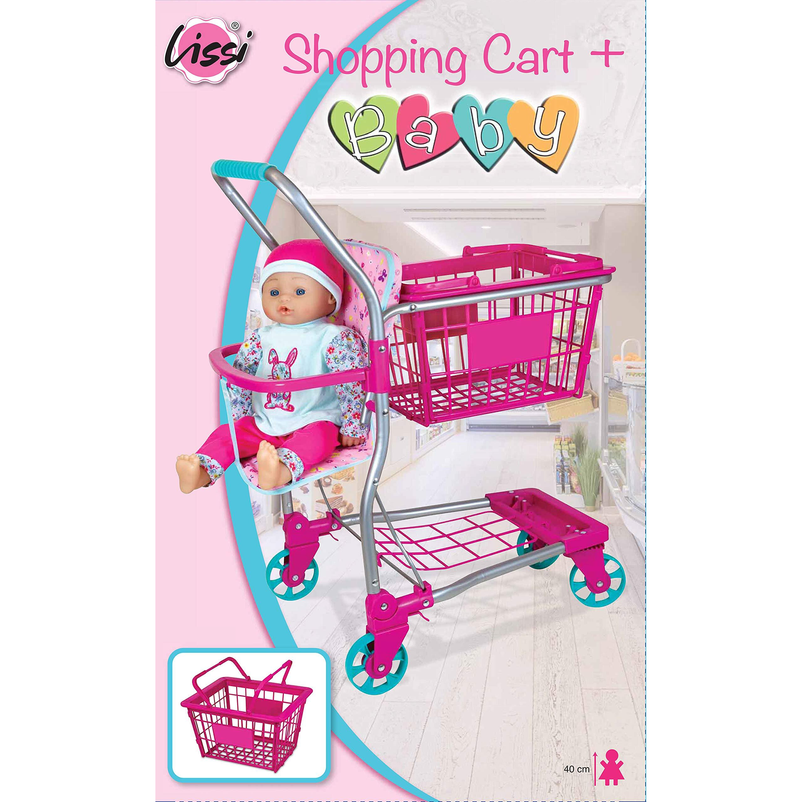 Lissi Shopping Cart With 16"" Baby Doll