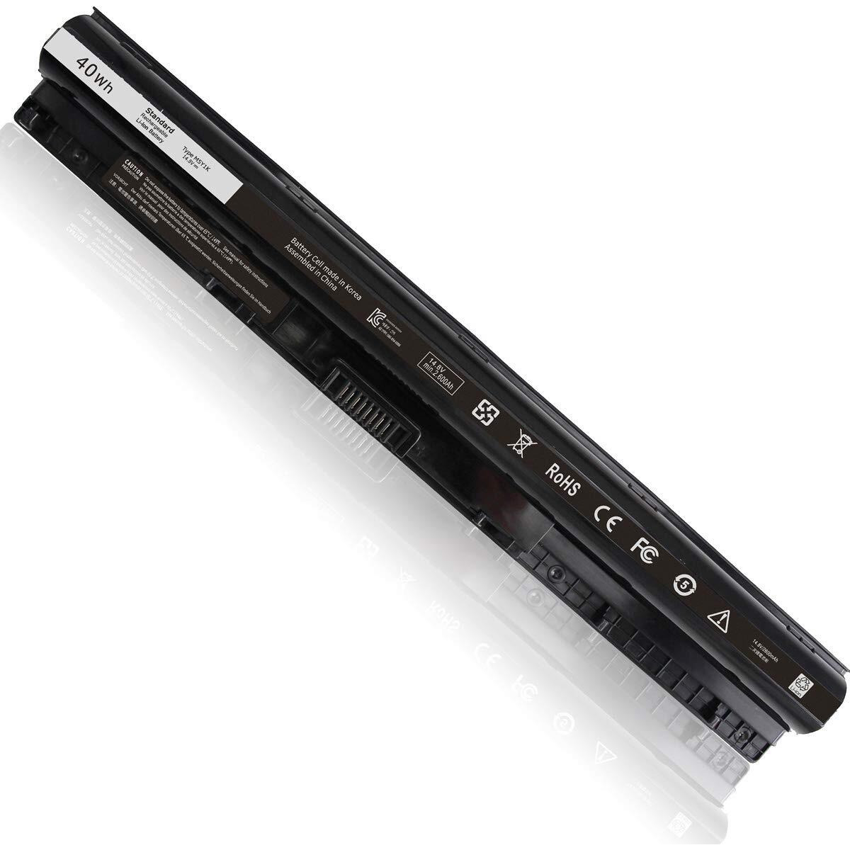 40Wh Type M5Y1K 14.8V Battery For Dell Inspiron 15 5000 3000 Series 5566 5555 5558 5559 5758 3567 3551 3552 3558 14 3451 3452 3458 5458 17 5755 5758 5759 Gxvj3 Hd4J0 Wkrj2 Vn3N0 P51F P47F P63F P64G