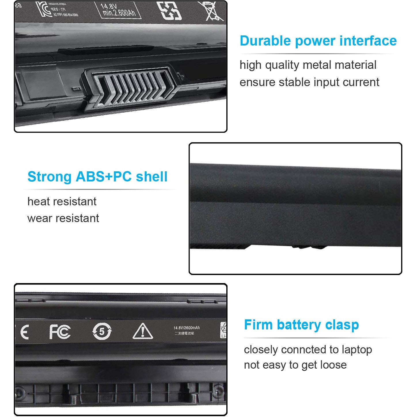 40Wh Type M5Y1K 14.8V Battery For Dell Inspiron 15 5000 3000 Series 5566 5555 5558 5559 5758 3567 3551 3552 3558 14 3451 3452 3458 5458 17 5755 5758 5759 Gxvj3 Hd4J0 Wkrj2 Vn3N0 P51F P47F P63F P64G