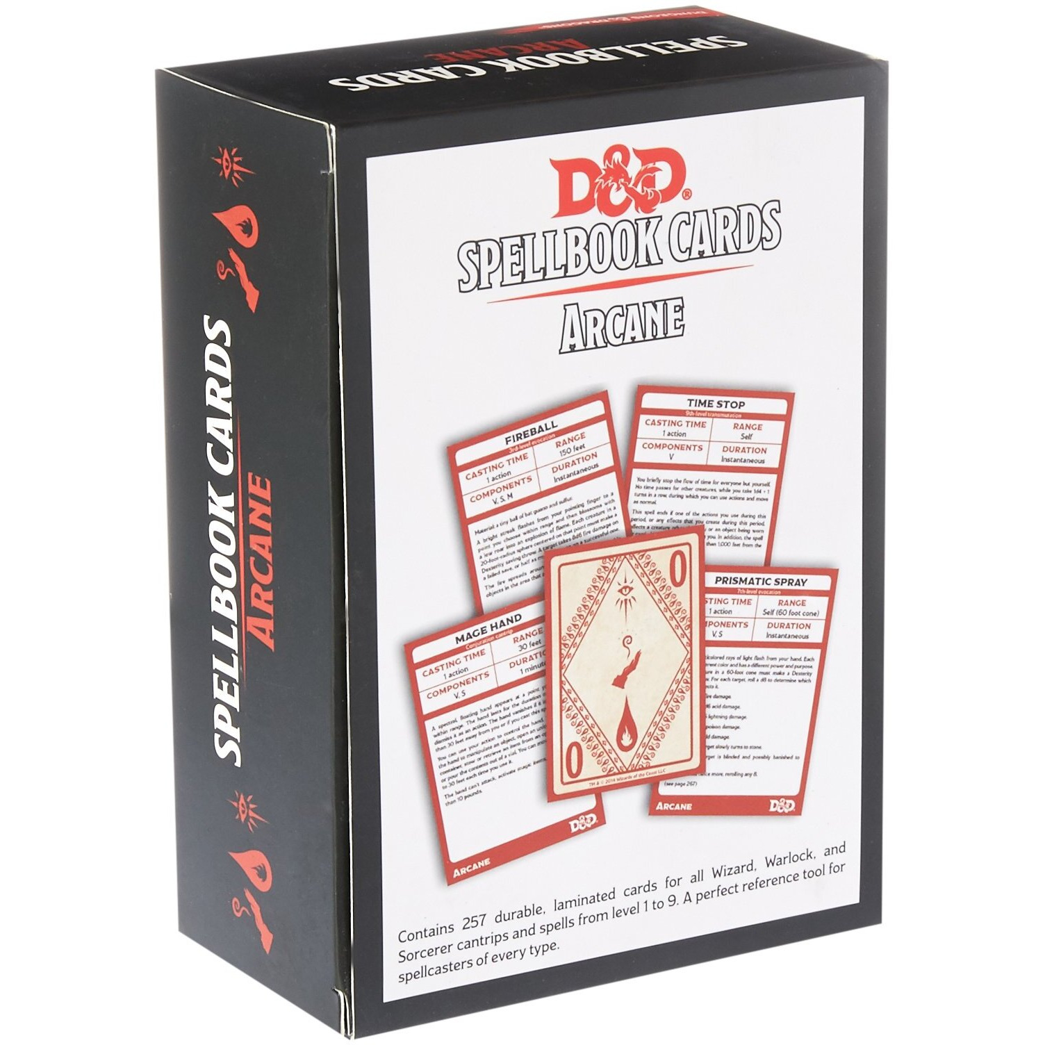 Dungeons & Dragons Spell Book Cards Arcane Deck Card Game (8 Players)
