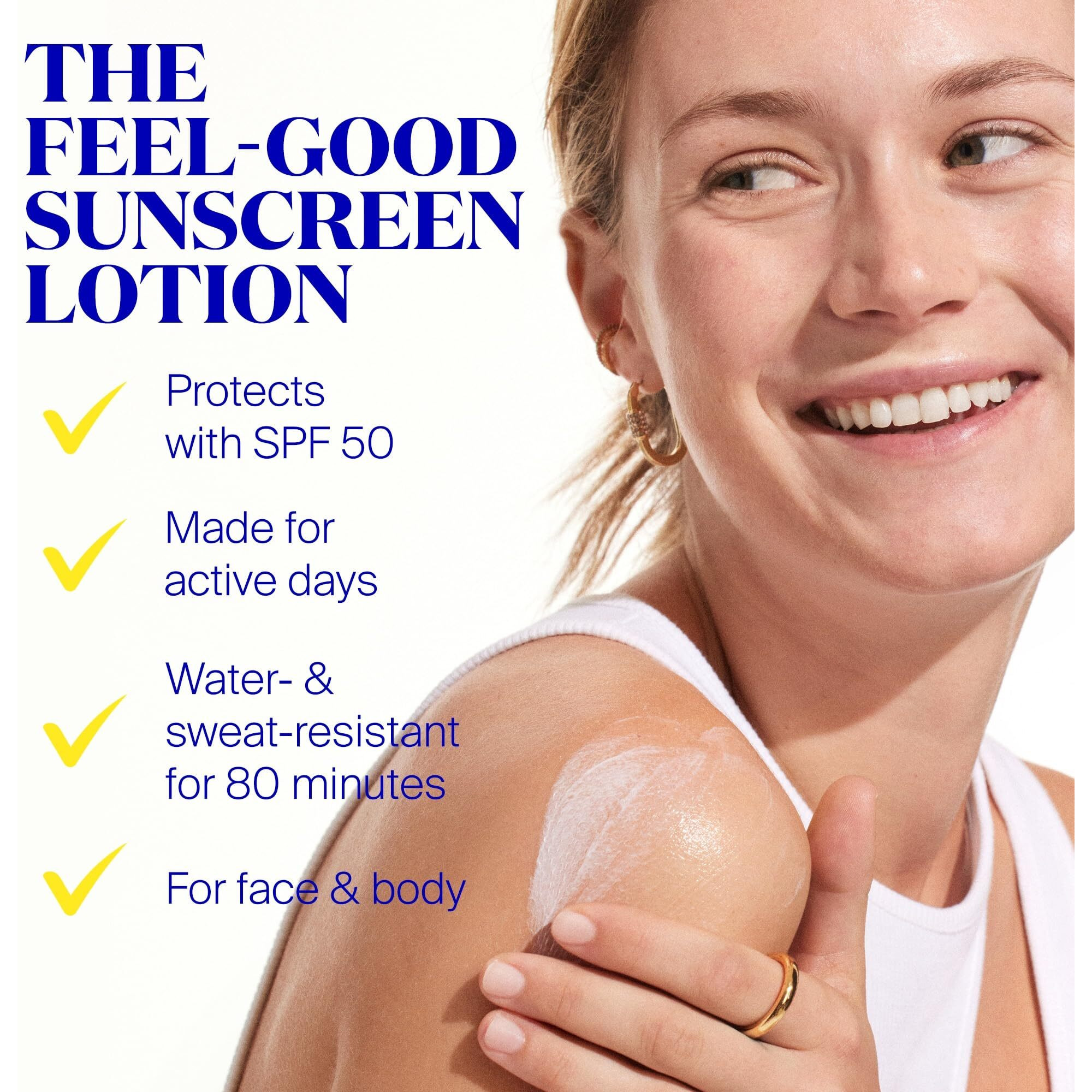 Supergoop Play Everyday Lotion Spf 50 - Broad Spectrum Body & Face Sunscreen For Sensitive Skin - Great For Active Days - Fast Absorbing  Water & Sweat Resistant - 2.4 Fl Oz