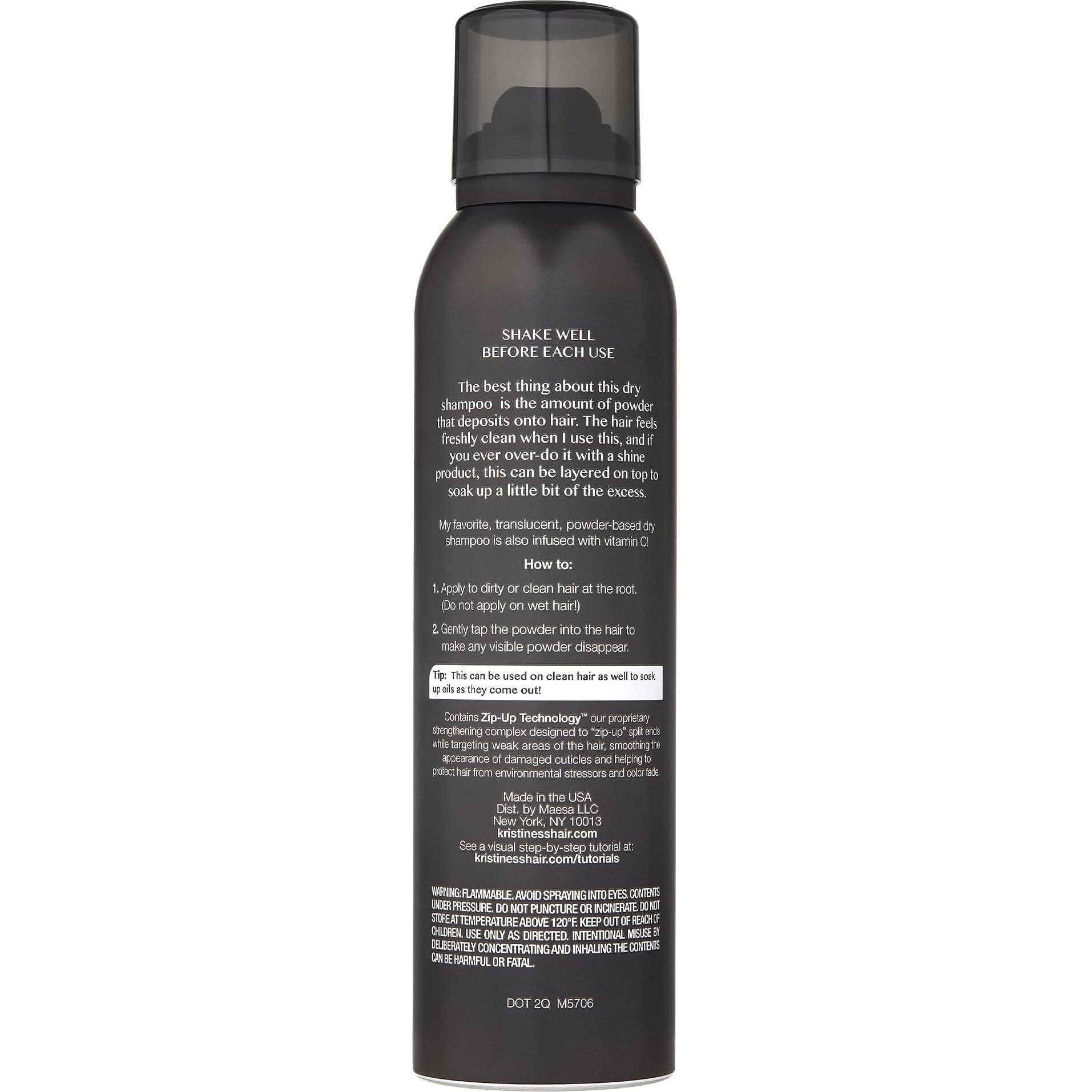 Kristin Ess Dry Shampoo Spray For Oily Hair - Absorbs Oil  Adds Volume With Minimal Residue  Style Extender + Fragrance Refresher - Sulfate Free  Vegan + Color Safe - Fresh Pear Fragrance