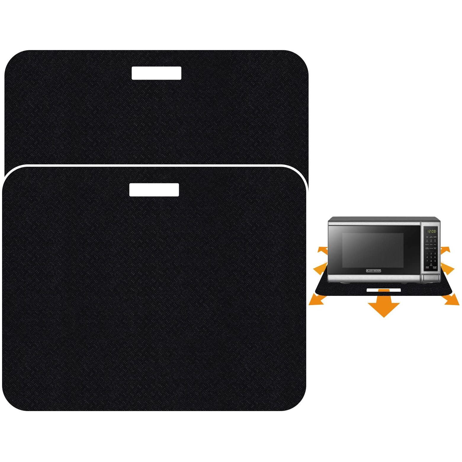 Siudangka Heat Resistant Mat For Air Fryer With Sliding Function  2 Pcs 15 * 18 In Heat Resistant Pad Sliding Caddy Countertop Protector Mat Air Fryer Mat For Most Xl Air Fryer Oven Microwave Oven