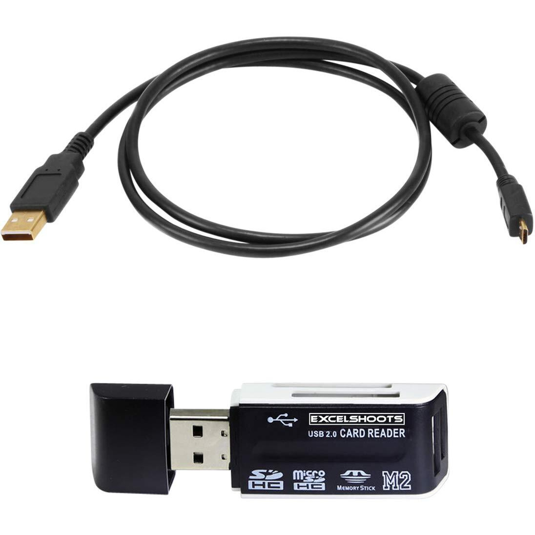 Excelshoots Usb Cable For Nikon Dslr D5600 Camera  And Usb Computer Cord For Nikon Dslr D5600
