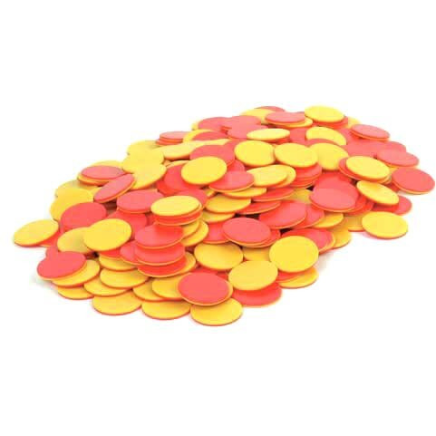 Eai Education Two-Color Counters Red/Yellow - Set Of 200