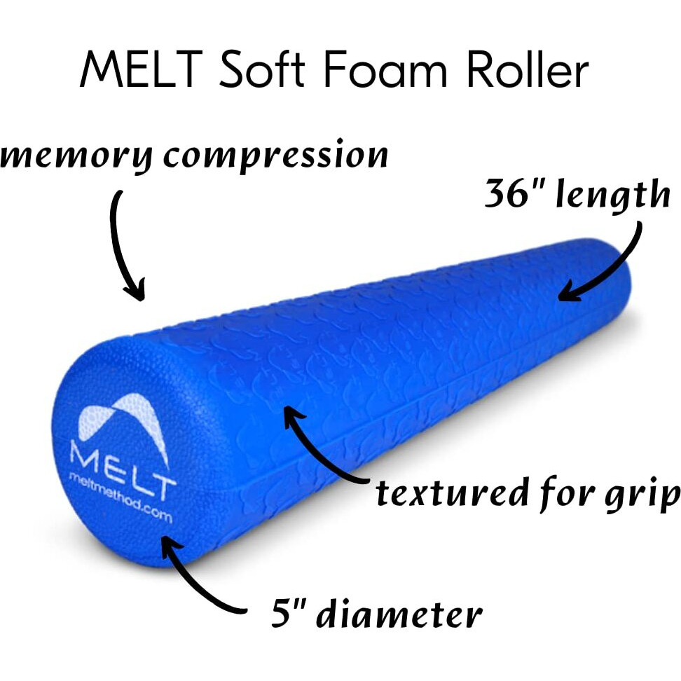 Melt Soft Foam Roller 36 Inch Full Body Roller- Low Density For Gentle Compression